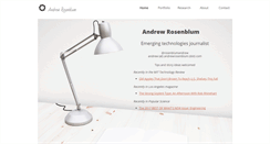 Desktop Screenshot of andrewrosenblum.com